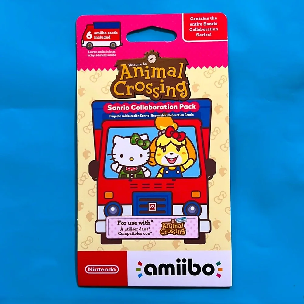 Animal Crossing Sanrio Amiibo Set (1 pack of 6 amiibos total)